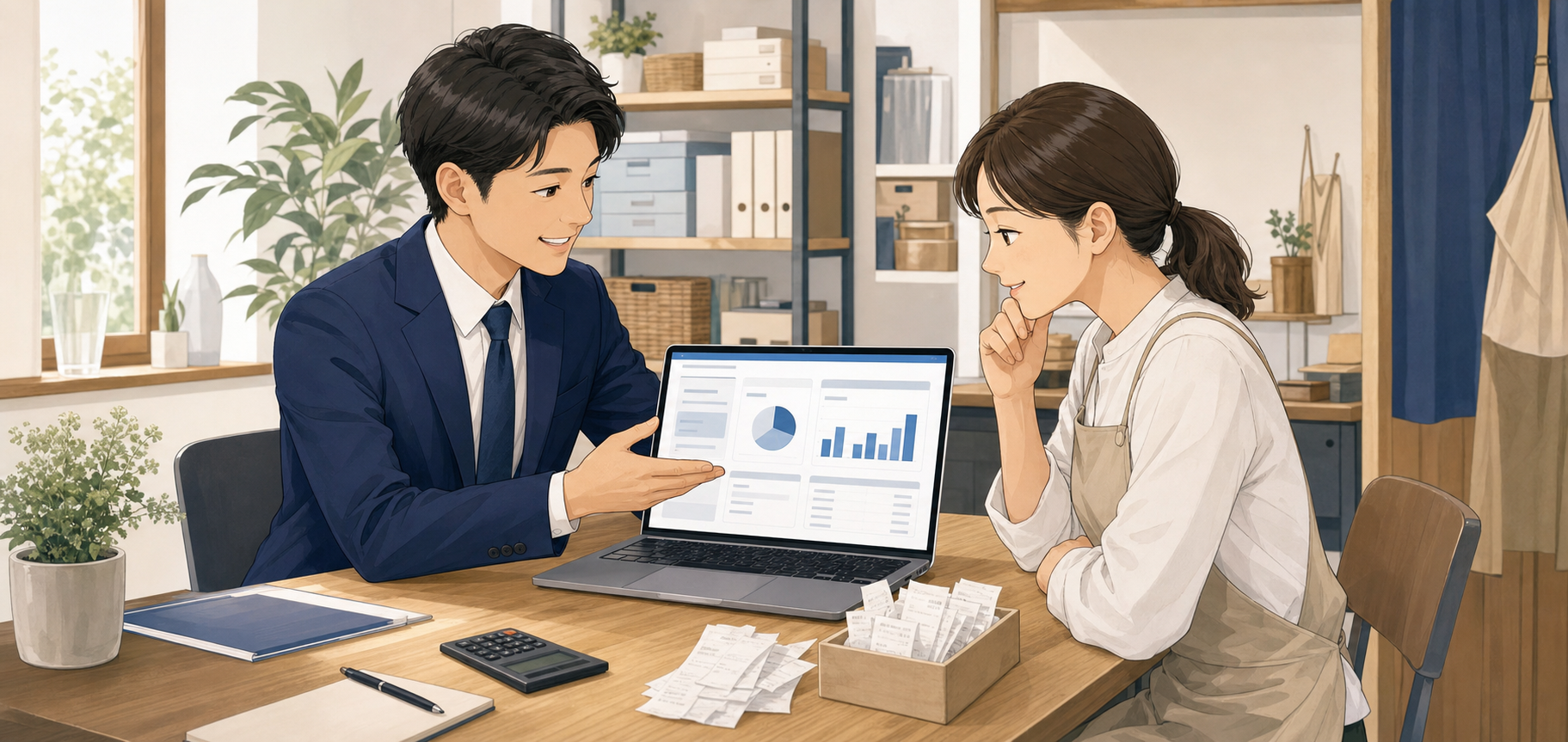会計ソフト導入のアイコン